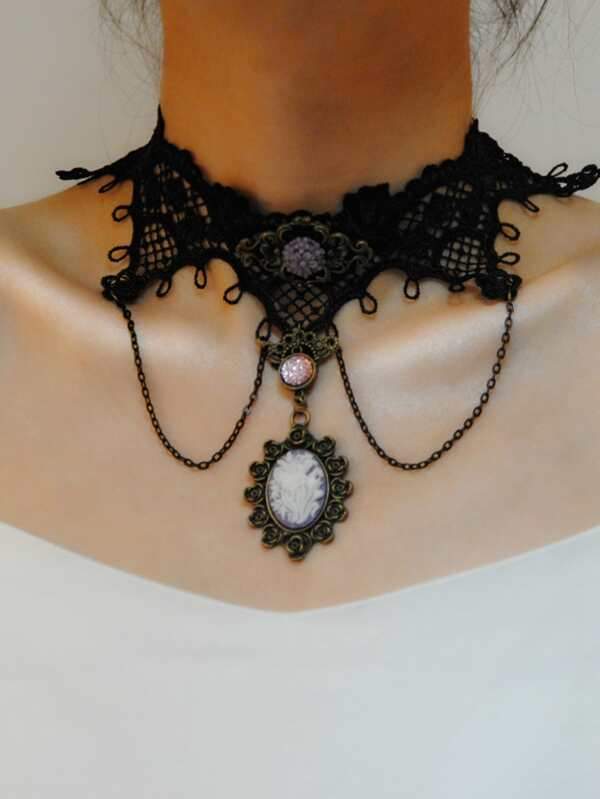 Halloween Lace Choker - INS | Online Fashion Free Shipping Clothing, Dresses, Tops, Shoes