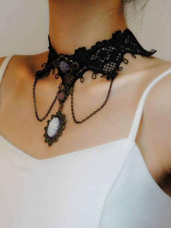 Halloween Lace Choker - INS | Online Fashion Free Shipping Clothing, Dresses, Tops, Shoes