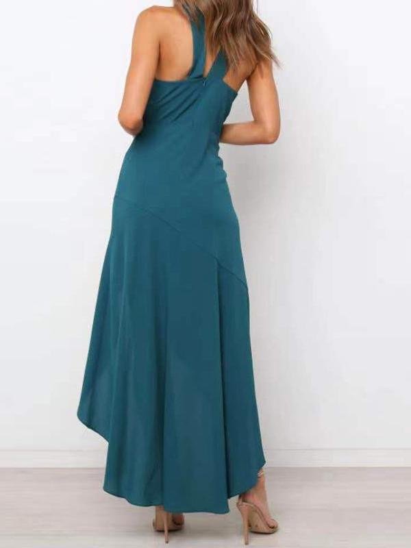 Halter Sleeveless Suspender Maxi Dress - Maxi Dresses - INS | Online Fashion Free Shipping Clothing, Dresses, Tops, Shoes - 20-30 - 22/06/2021 - Category_Maxi Dresses