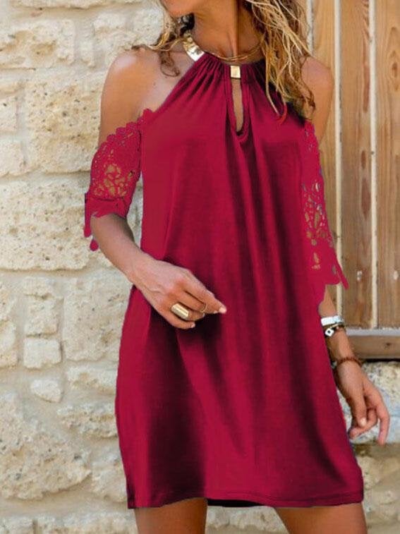 Halter Strapless Irregular Short Dress - Mini Dresses - INS | Online Fashion Free Shipping Clothing, Dresses, Tops, Shoes - 07/06/2021 - Color_Black - Color_Blue