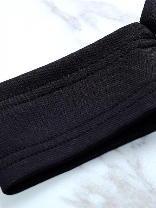Hanging Neck Off-Shoulder Bodycon Dresses - Mini Dresses - INS | Online Fashion Free Shipping Clothing, Dresses, Tops, Shoes - 03/07/2021 - 10-20 - Category_Mini Dresses