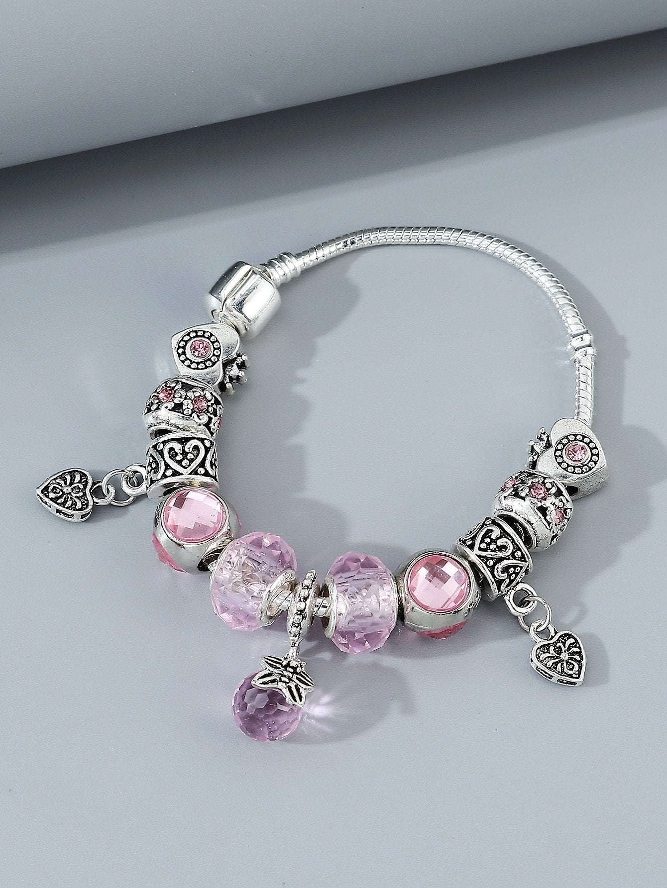 Heart Bead Decor Bracelet - INS | Online Fashion Free Shipping Clothing, Dresses, Tops, Shoes