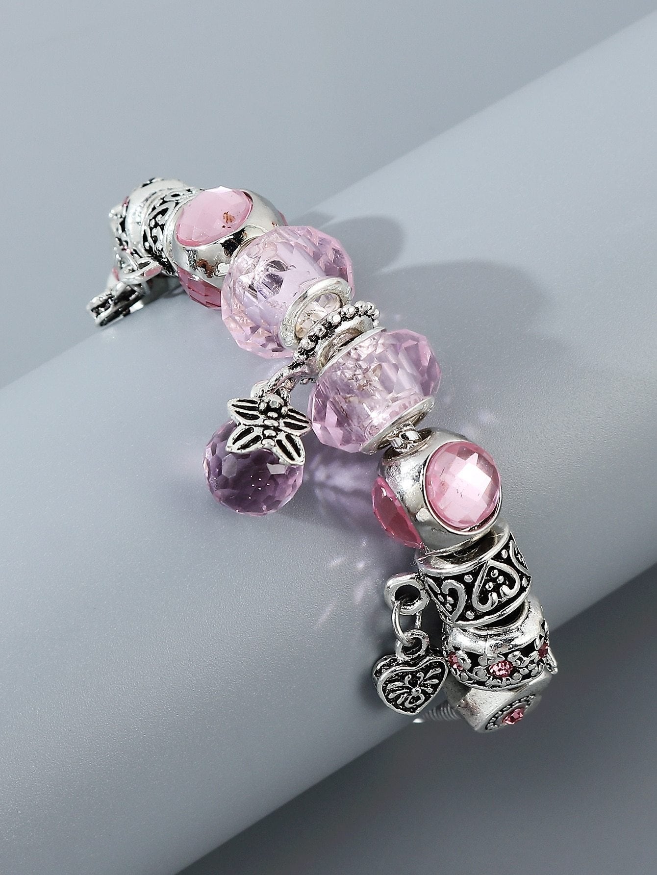 Heart Bead Decor Bracelet - INS | Online Fashion Free Shipping Clothing, Dresses, Tops, Shoes