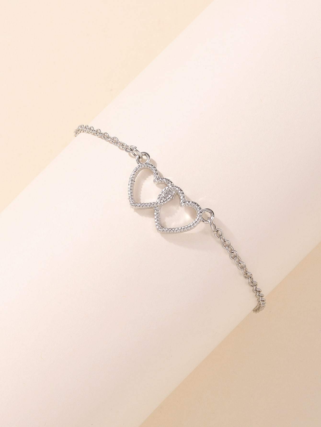 Heart Decor Chain Bracelet - INS | Online Fashion Free Shipping Clothing, Dresses, Tops, Shoes