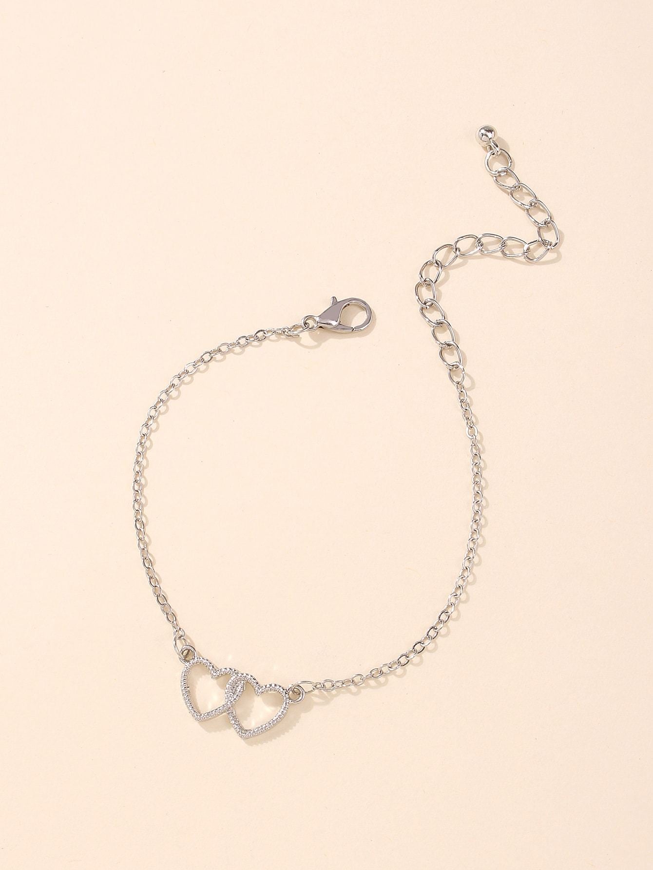Heart Decor Chain Bracelet - INS | Online Fashion Free Shipping Clothing, Dresses, Tops, Shoes