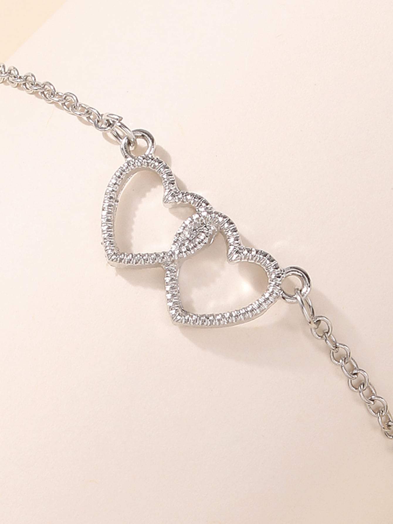 Heart Decor Chain Bracelet - INS | Online Fashion Free Shipping Clothing, Dresses, Tops, Shoes