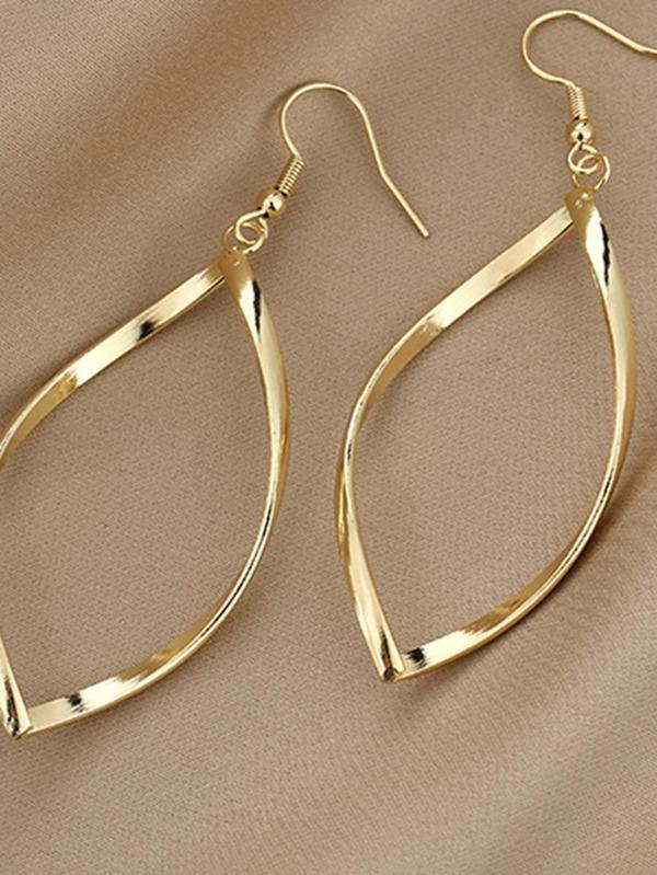 Hollow Out Distorted Earrings - INS | Online Fashion Free Shipping Clothing, Dresses, Tops, Shoes