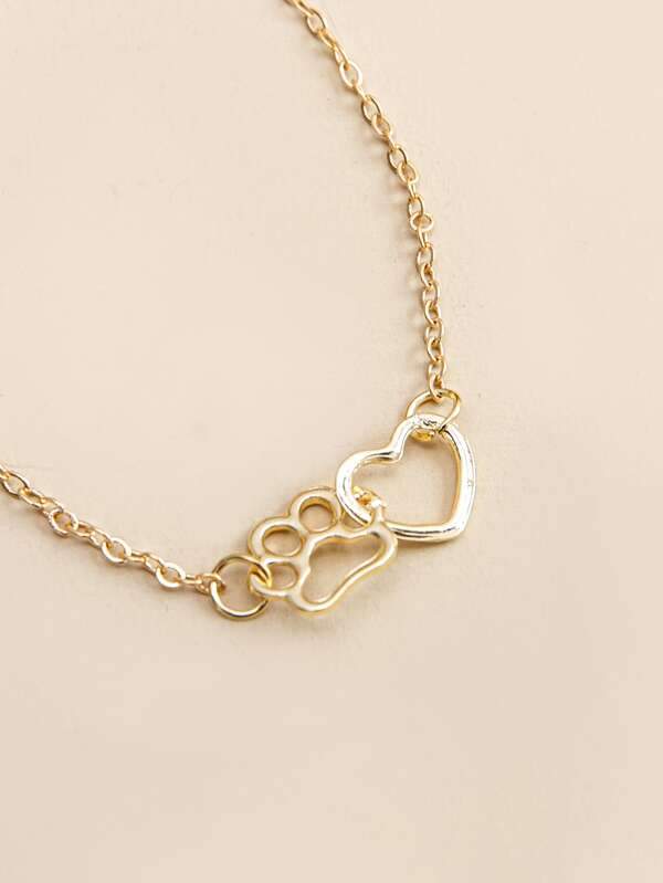 Hollow Out Heart Decor Bracelet - INS | Online Fashion Free Shipping Clothing, Dresses, Tops, Shoes