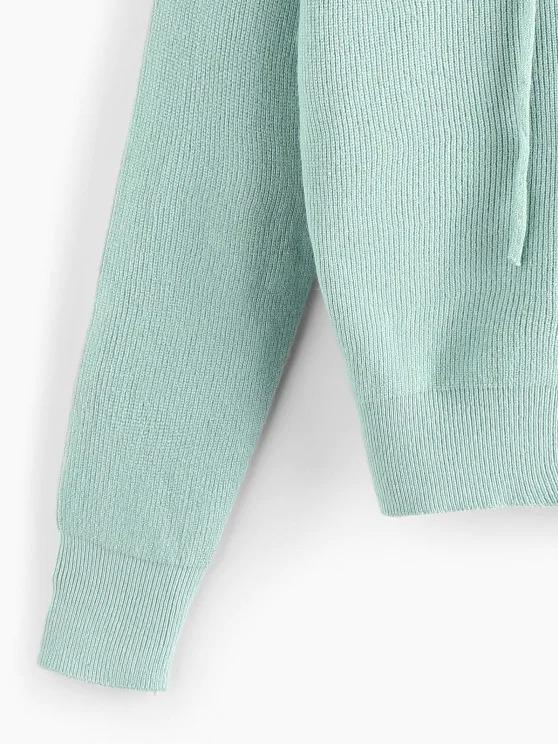 Hooded Drop Shoulder Single Breasted Cardigan - INS | Online Fashion Free Shipping Clothing, Dresses, Tops, Shoes