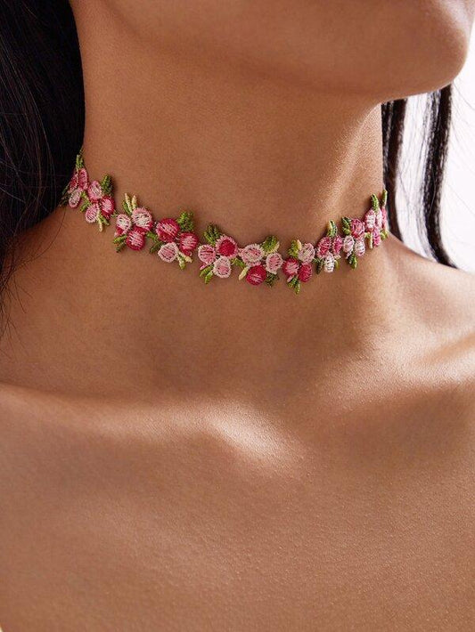 Lace Flower Choker - INS | Online Fashion Free Shipping Clothing, Dresses, Tops, Shoes