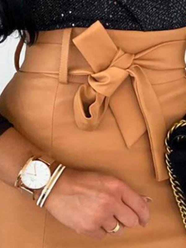 Leather Pu Strappy Zipper High Waist Bag Hip Skirt - Skirts - INS | Online Fashion Free Shipping Clothing, Dresses, Tops, Shoes - 20-30 - 21/07/2021 - Bottoms
