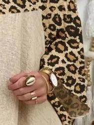 Leopard Print Stitching Loose Suit - Sets - INS | Online Fashion Free Shipping Clothing, Dresses, Tops, Shoes - 19/06/2021 - 30-40 - Bottoms