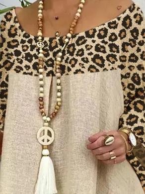 Leopard Print Stitching Loose Suit - Sets - INS | Online Fashion Free Shipping Clothing, Dresses, Tops, Shoes - 19/06/2021 - 30-40 - Bottoms