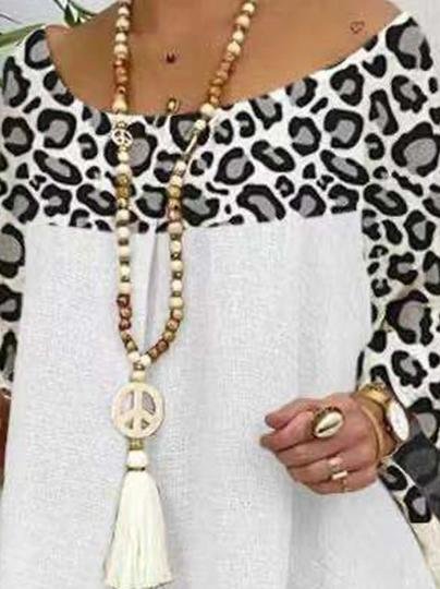 Leopard Print Stitching Loose Suit - Sets - INS | Online Fashion Free Shipping Clothing, Dresses, Tops, Shoes - 19/06/2021 - 30-40 - Bottoms
