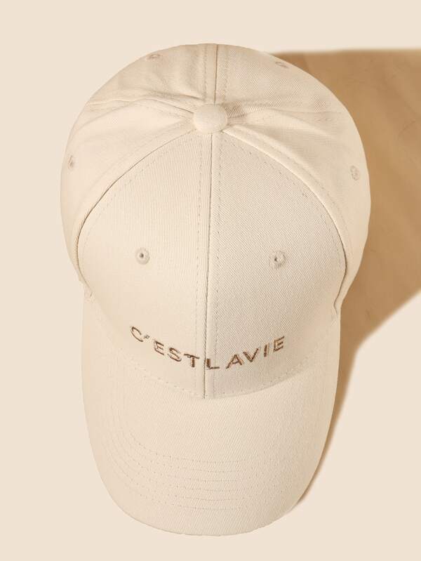 Letter Embroidered Baseball Cap - INS | Online Fashion Free Shipping Clothing, Dresses, Tops, Shoes