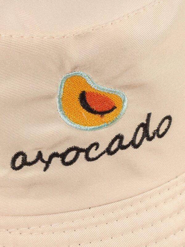 Letter Embroidered Bucket Hat - INS | Online Fashion Free Shipping Clothing, Dresses, Tops, Shoes