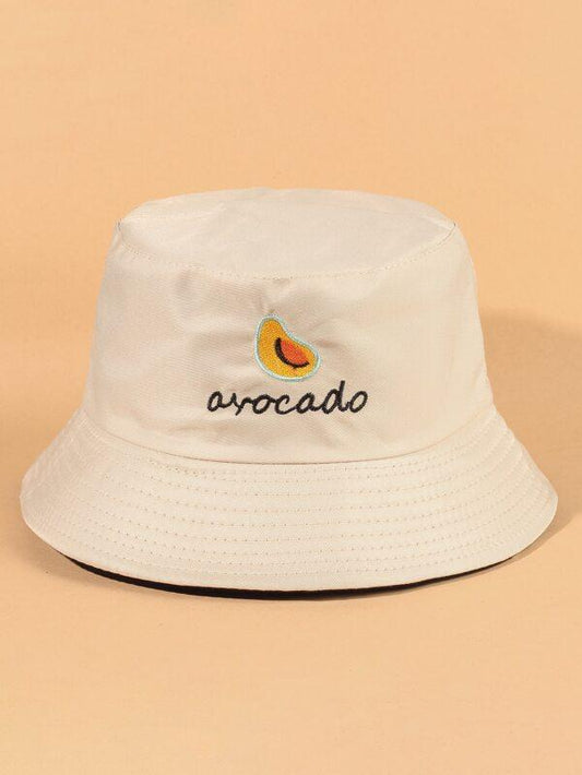 Letter Embroidered Bucket Hat - INS | Online Fashion Free Shipping Clothing, Dresses, Tops, Shoes