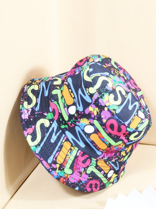 Letter Graphic Reversible Bucket Hat - INS | Online Fashion Free Shipping Clothing, Dresses, Tops, Shoes