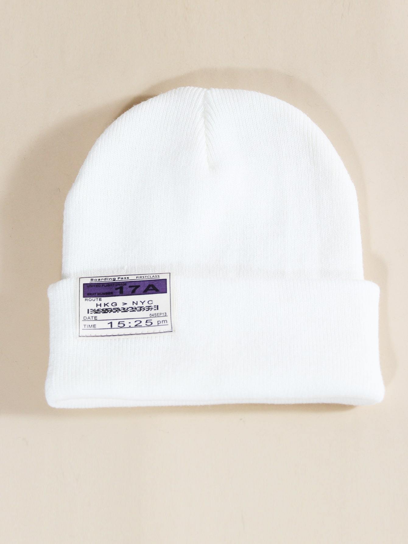 Letter Label Decor Beanie - INS | Online Fashion Free Shipping Clothing, Dresses, Tops, Shoes