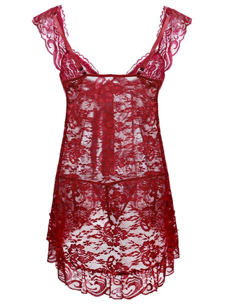 Lingerie Cardigan Lace Sling Pajamas - Lingeries - INS | Online Fashion Free Shipping Clothing, Dresses, Tops, Shoes - 07/06/2021 - Category_ Lingeries - Color_Black