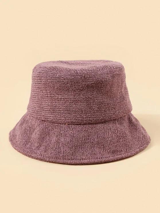 Plush Fish Graphic Knitted Bucket Hat - INS | Online Fashion Free Shipping Clothing, Dresses, Tops, Shoes