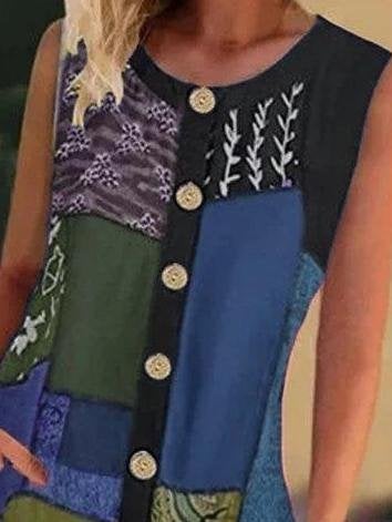 Printed Contrast Pocket Dress - Mini Dresses - INS | Online Fashion Free Shipping Clothing, Dresses, Tops, Shoes - 17/06/2021 - 20-30 - color-black