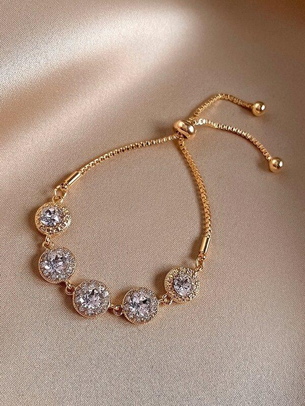 Rhinestone Decor Adjustable Bracelet - INS | Online Fashion Free Shipping Clothing, Dresses, Tops, Shoes