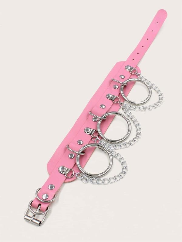 Ring & Chain Decor Choker - INS | Online Fashion Free Shipping Clothing, Dresses, Tops, Shoes