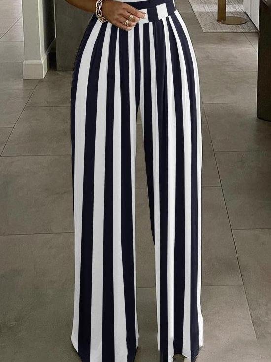 Sleeveless Striped Casual Jumpsuit - Jumpsuits & Rompers - INS | Online Fashion Free Shipping Clothing, Dresses, Tops, Shoes - 01/07/2021 - 30-40 - Bottoms