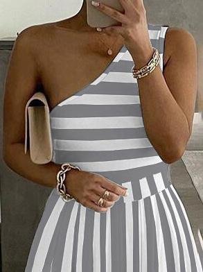 Sleeveless Striped Casual Jumpsuit - Jumpsuits & Rompers - INS | Online Fashion Free Shipping Clothing, Dresses, Tops, Shoes - 01/07/2021 - 30-40 - Bottoms