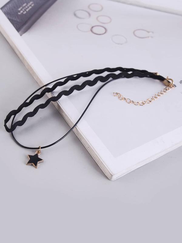 Star Charm Layered Choker - INS | Online Fashion Free Shipping Clothing, Dresses, Tops, Shoes