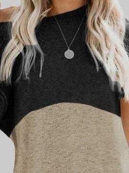 Stitching Twisted Contrast Print Dress - Mini Dresses - INS | Online Fashion Free Shipping Clothing, Dresses, Tops, Shoes - 07/06/2021 - Color_Gray - Color_Khaki