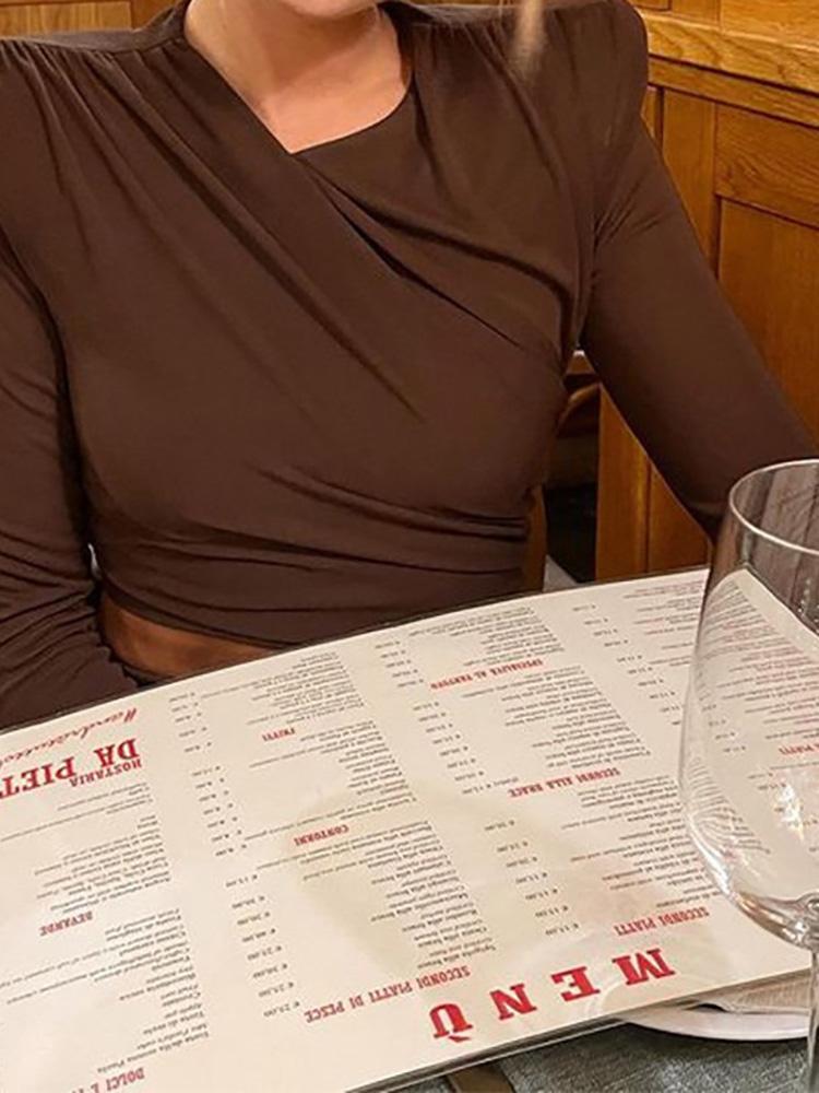 Women's Dresses Hollow Long Sleeve Skinny Mini Dress - Mini Dresses - Instastyled | Online Fashion Free Shipping Clothing, Dresses, Tops, Shoes - 02/12/2021 - 30-40 - color-black