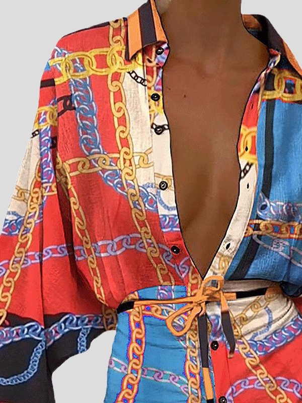 Women's Dresses Long Sleeve Cardigan Single-Breasted Lace-Up Dress - Mini Dresses - INS | Online Fashion Free Shipping Clothing, Dresses, Tops, Shoes - 03/09/2021 - 30-40 - Category_Mini Dresses