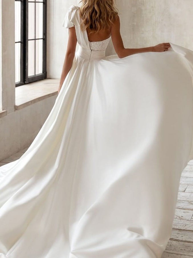 Women's Dresses Sequins Tube Top Belted Irregular Dress - Mini Dresses - Instastyled | Online Fashion Free Shipping Clothing, Dresses, Tops, Shoes - 06/01/2022 - color-white - Color_White