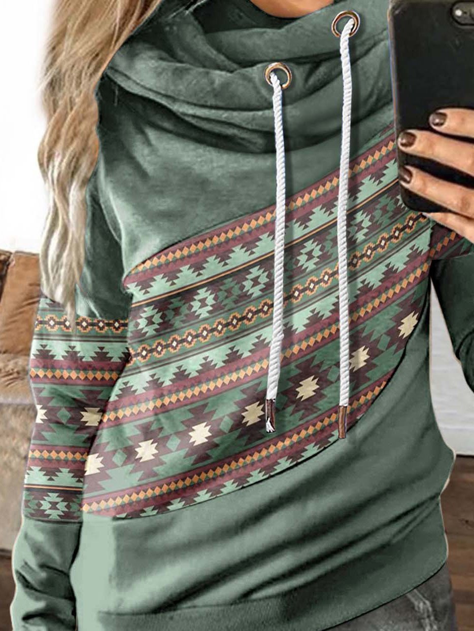 Women's Hoodies Graphic Print Drawstring Long Sleeve Hoodie - Hoodies - Instastyled | Online Fashion Free Shipping Clothing, Dresses, Tops, Shoes - 06/12/2021 - 20-30 - color-army_green