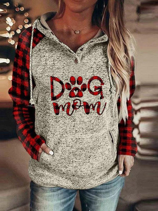 Women's Hoodies Print Pocket Drawstring Long Sleeve Hoodie - Hoodies - Instastyled | Online Fashion Free Shipping Clothing, Dresses, Tops, Shoes - 10/12/2021 - 20-30 - color-gray