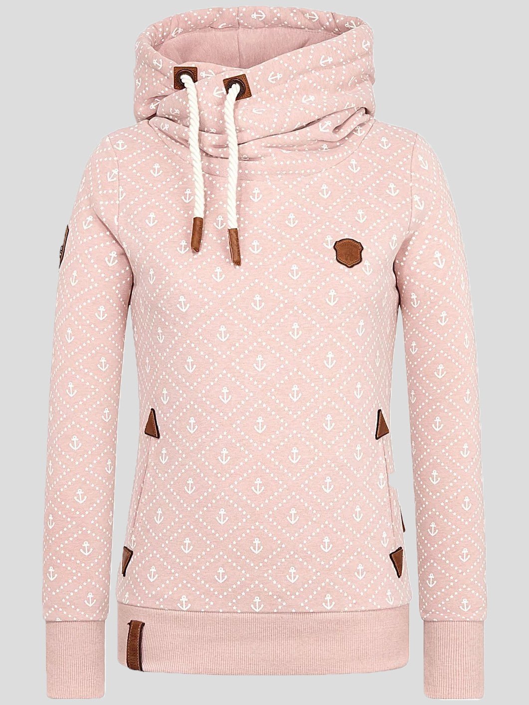 Women's Hoodies Printed Pocket Drawstring Long Sleeve Hoodie - Hoodies - Instastyled | Online Fashion Free Shipping Clothing, Dresses, Tops, Shoes - 08/12/2021 - 20-30 - color-blue