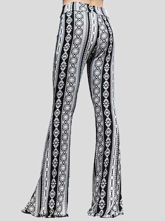 Women's Pants Casual Printed Wide-Leg Flared Pants - Pants - Instastyled | Online Fashion Free Shipping Clothing, Dresses, Tops, Shoes - 10-20 - 25/12/2021 - Bottoms