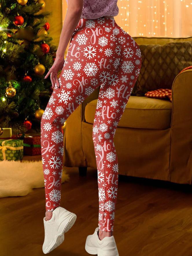 Women's Pants Christmas Stretch High Waist Leggings - Pants - INS | Online Fashion Free Shipping Clothing, Dresses, Tops, Shoes - 10-20 - 20/11/2021 - Bottoms