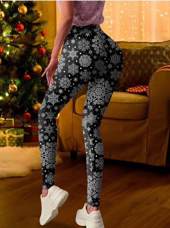 Women's Pants Christmas Stretch High Waist Leggings - Pants - INS | Online Fashion Free Shipping Clothing, Dresses, Tops, Shoes - 10-20 - 20/11/2021 - Bottoms
