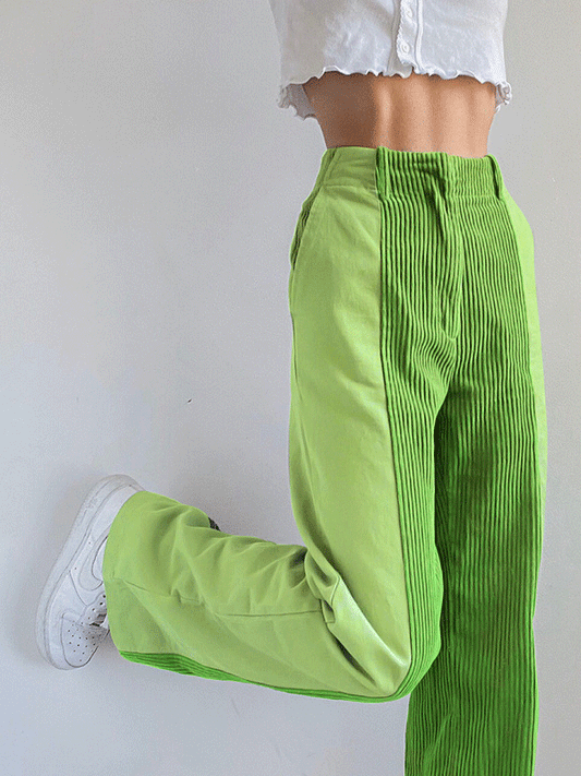 Women's Pants Pure Straight-Leg Corduroy Casual Pant - Pants - INS | Online Fashion Free Shipping Clothing, Dresses, Tops, Shoes - 21/10/2021 - 30-40 - Bottom