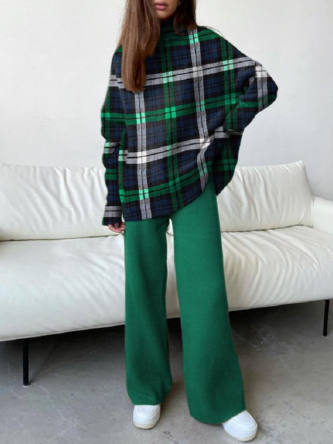 Women's Sets Fashion Printed Long Sleeve Trousers Two-Piece Suit - Sets - Instastyled | Online Fashion Free Shipping Clothing, Dresses, Tops, Shoes - 10/12/2021 - Bottoms - color-beige