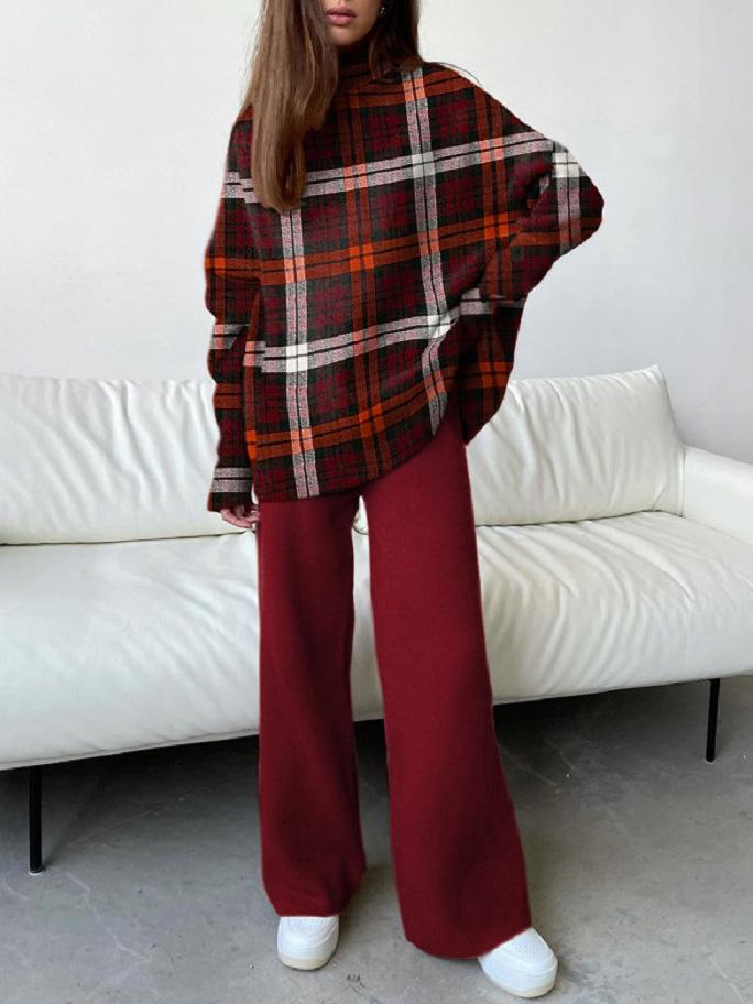 Women's Sets Fashion Printed Long Sleeve Trousers Two-Piece Suit - Sets - Instastyled | Online Fashion Free Shipping Clothing, Dresses, Tops, Shoes - 10/12/2021 - Bottoms - color-beige