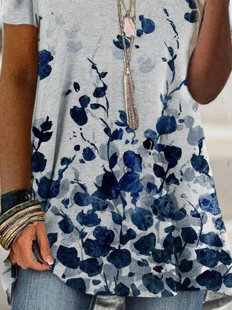 Women's Short Sleeve Printing T-shirt - T-shirts - INS | Online Fashion Free Shipping Clothing, Dresses, Tops, Shoes - 10-20 - 21/06/2021 - color-green