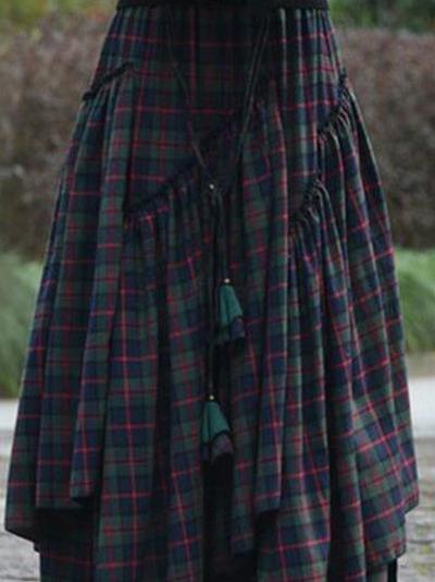 Women's Skirts Irregular Stitching Large Hem Long Skirt - Skirts - INS | Online Fashion Free Shipping Clothing, Dresses, Tops, Shoes - 20/11/2021 - 40-50 - Bottoms