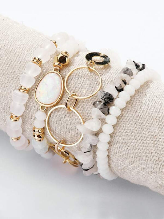 5pcs Geometric Crystal Bracelet