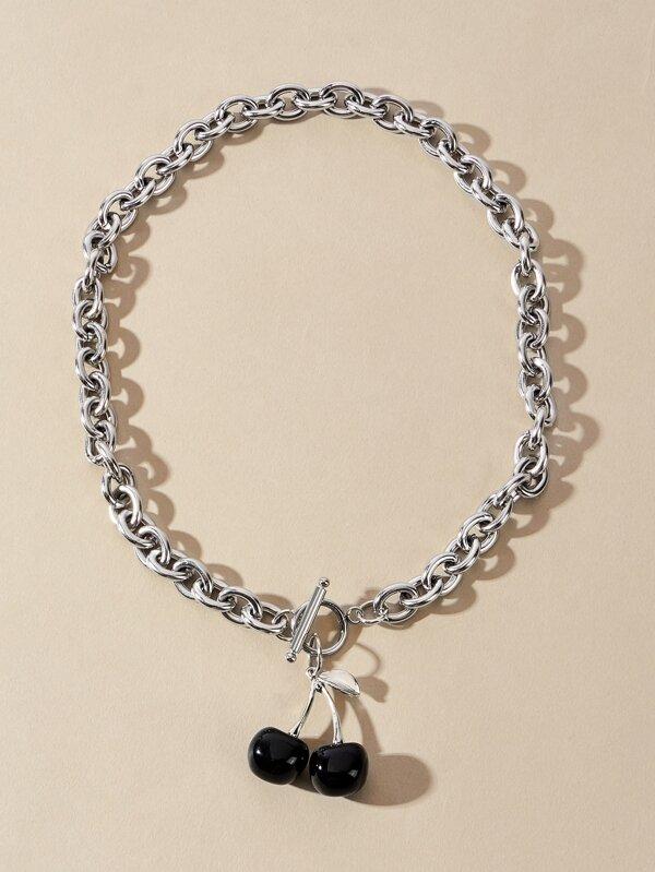 Cherry Charm Chain Necklace