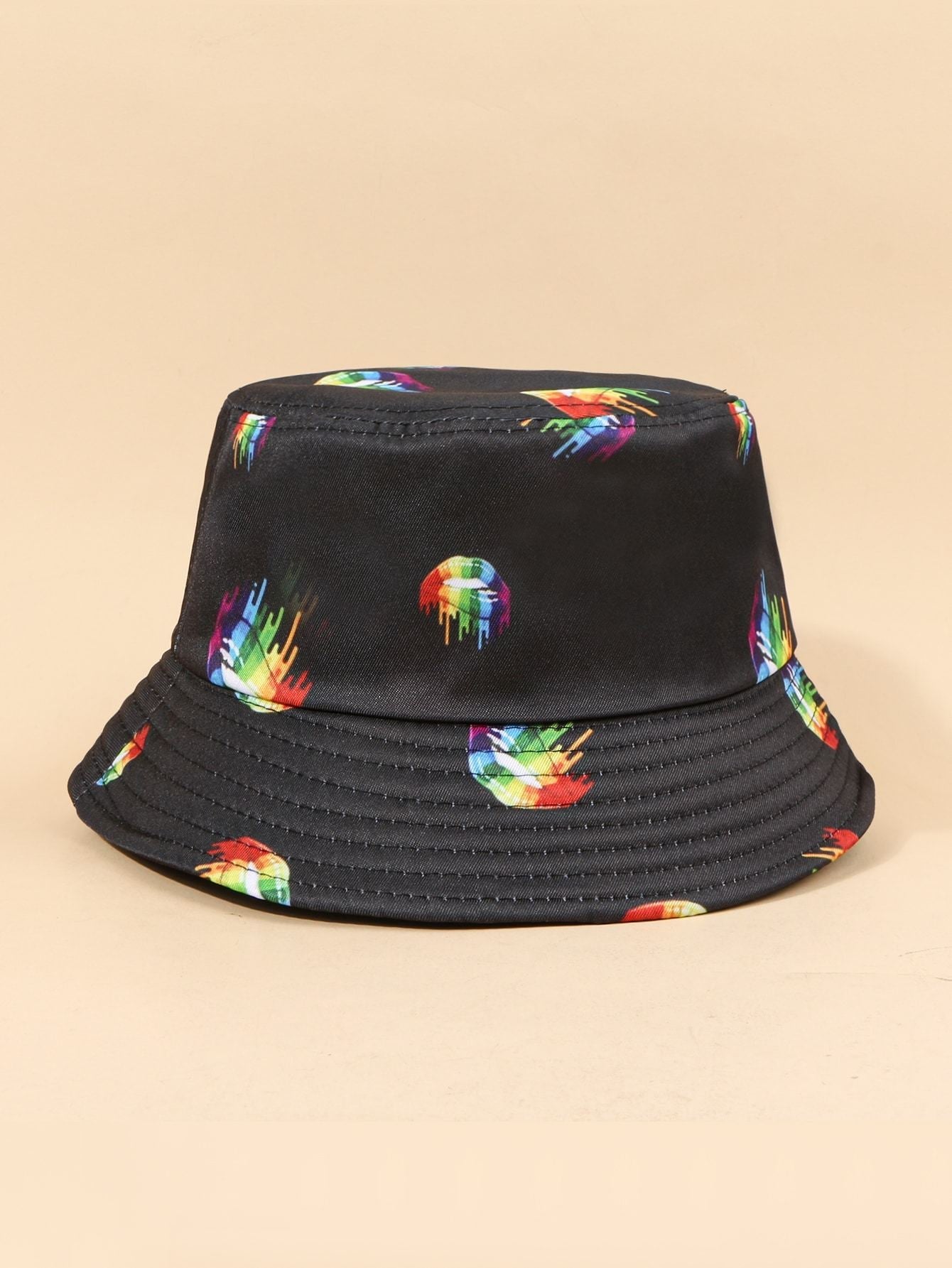 Mouth Pattern Bucket Hat