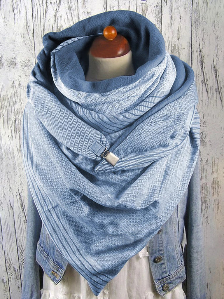 Women's Scarfs Thicken Warm Solid Fashion Shawl Scarf